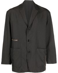 Undercover - Zip-details Single-breasted Blazer - Lyst