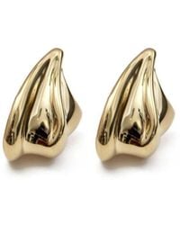 Otiumberg - 14Kt Vermeil Wave Earrings - Lyst