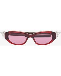 Moncler Genius - X Gentle Monster Swipe 2 Oval Sunglasses - Women's - Acrylic/titanium/acetate - Lyst