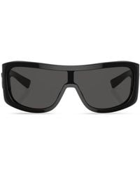 Dolce & Gabbana - Shield-frame Tinted Sunglasses - Lyst