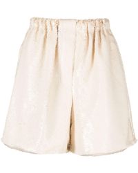 Frankie Shop - Jazz Sequinned Tulle Shorts - Lyst