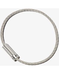 Le Gramme - Sterling Le 9g Guilloché Polished Cable Bracelet - Lyst