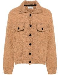 Dries Van Noten - Brushed Chunky-knit Jacket - Men's - Nylon/polyester/cotton - Lyst
