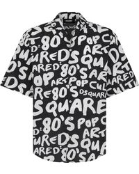 DSquared² - 80's Pop-print Cotton Shirt - Lyst