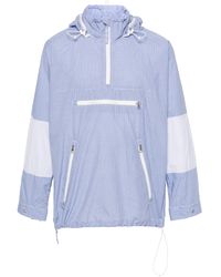 Junya Watanabe - Blue Grid Hooded Jacket - Lyst