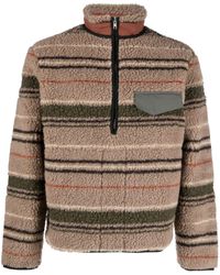 RANRA - Thjorsar Striped Fleece Sweatshirt - Lyst