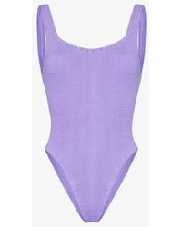 hunza g crinkle iconic mini beach dress