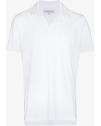 Orlebar Brown - Terry Cotton Polo Shirt - Men's - Cotton - Lyst