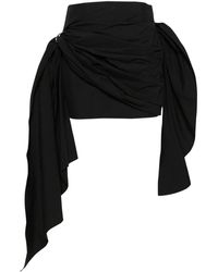 Paris Georgia Basics - Cloud Draped Mini Skirt - Women's - Nylon/cotton/viscose/rayon - Lyst