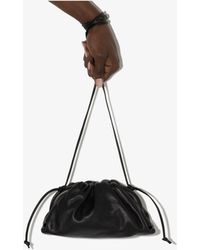 Bottega Veneta The Pouch Medium Leather Clutch in Purple-Silver (Purple) -  Save 70% | Lyst