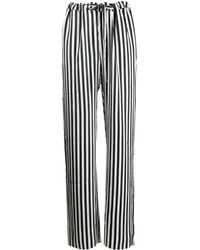 Marques'Almeida - Striped Silk Wide-leg Trousers - Lyst