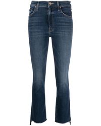 Mother - Mid-rise Cropped Jeans - Lyst