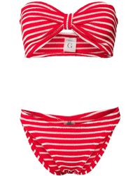 Hunza G - Jean Striped Bikini Set - Lyst