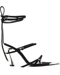 Mugler - Strappy Fang 95 Sandals - Lyst