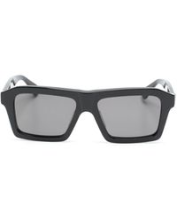 Bottega Veneta - Tinted Rectangle-frame Sunglasses - Lyst