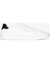 Palm Angels White Palm One Leather Sneakers