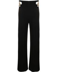 Agent Provocateur - Anastacia Chain-detail Flared Trousers - Lyst