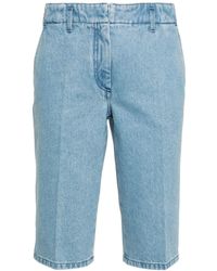 Dries Van Noten - Knee-length Denim Shorts - Women's - Cotton - Lyst