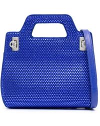 Ferragamo - Wanda Crystal-embellished Mini Bag - Lyst