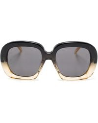 Loewe - Square Halfmoon Sunglasses - Women's - Acetate - Lyst