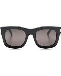Saint Laurent - Monceau Square-frame Sunglasses - Unisex - Acetate - Lyst
