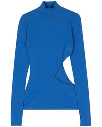 Issey Miyake - Mellow Cut-out Sweater - Women's - Nylon/rayon - Lyst