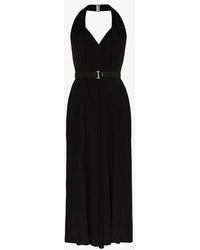 coast clemence halter dress