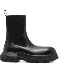 Rick Owens - Bozo Tractor Leather Chelsea Boots - Lyst