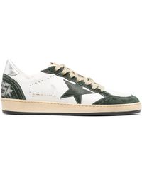 Golden Goose - And Green Ball Star Leather Sneakers - Lyst
