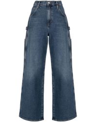 Agolde - Magda Organic Cotton Wide-leg Jeans - Lyst
