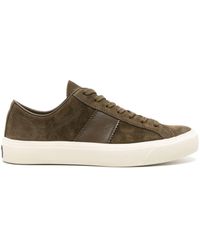 Tom Ford - Cambridge Suede Sneakers - Men's - Calf Leather/calf Suede/brass - Lyst