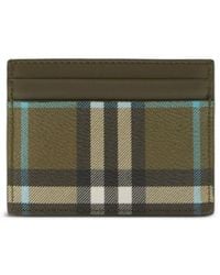Burberry - Check-pattern Card Holder - Lyst