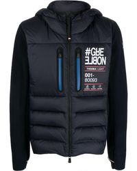 3 MONCLER GRENOBLE - Logo-print Quilted Hooded Jacket - Lyst