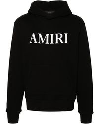 Amiri - Cotton Sweatshirt With Contrasting Front Logo Print - Lyst
