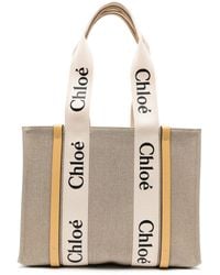 Chloé - Woody Medium Tote Bag - Lyst
