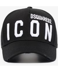 DSquared² Black Icon Baseball Cap