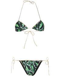 Reina Olga - Sam Leaf-print Bikini - Lyst