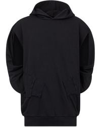 MM6 by Maison Martin Margiela - Sewn-sleeve Hoodie - Lyst