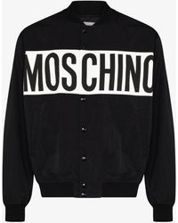 Moschino - Logo Bomber Jacket - Men's - Polyamide/polyester/viscose - Lyst