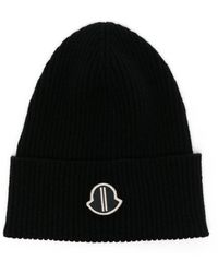 Moncler - Moncler + Rick Owens - Ribbed Cashmere Beanie - Lyst
