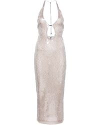 16Arlington - Sola Sequinned Midi Dress - Lyst