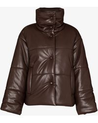 Nanushka - Hide Quilted Vegan Leather Jacket - Lyst
