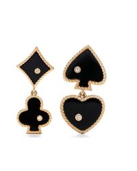 Yvonne Léon - 9Kt Casino Agate And Diamond Earrings - Lyst