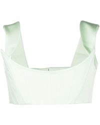 Alex Perry - Wide-strap Structured Cropped Top - Lyst