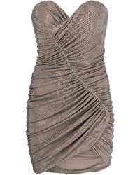 Alexandre Vauthier - Rhinestone-embellished Mini Dress - Women's - Elastane/viscose/glass - Lyst