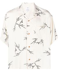 Visvim - Harmon Printed Silk Short Sleeve Shirt - Lyst