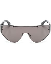 Alexander McQueen - The Grip Shield-frame Sunglasses - Unisex - Acetate - Lyst