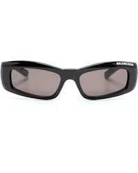 Balenciaga Eyewear Bb0266s Sunglasses in Blue for Men | Lyst UK