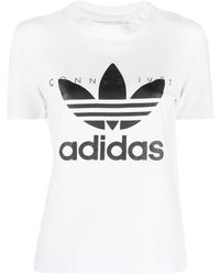 Conner Ives - X Adidas Crystal Logo Print T-shirt - Lyst