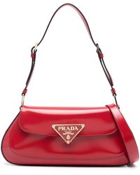 Prada - Cleo Leather Shoulder Bag - Lyst